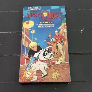 Cartoon Network Classic Jonny Quest: Bandit in Adventures Best Friend VHS COMIC